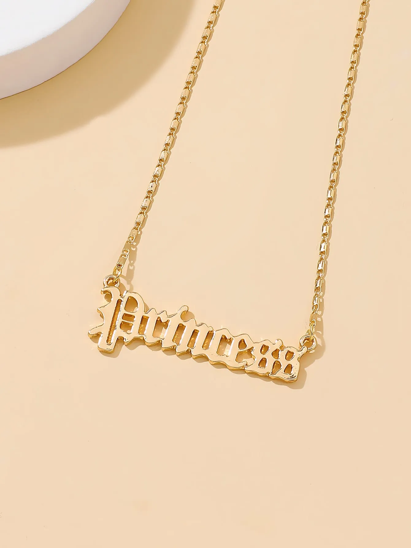 Princess Charm Chain Necklace for Women Girls Accessories Jewelry Gifts Gift for