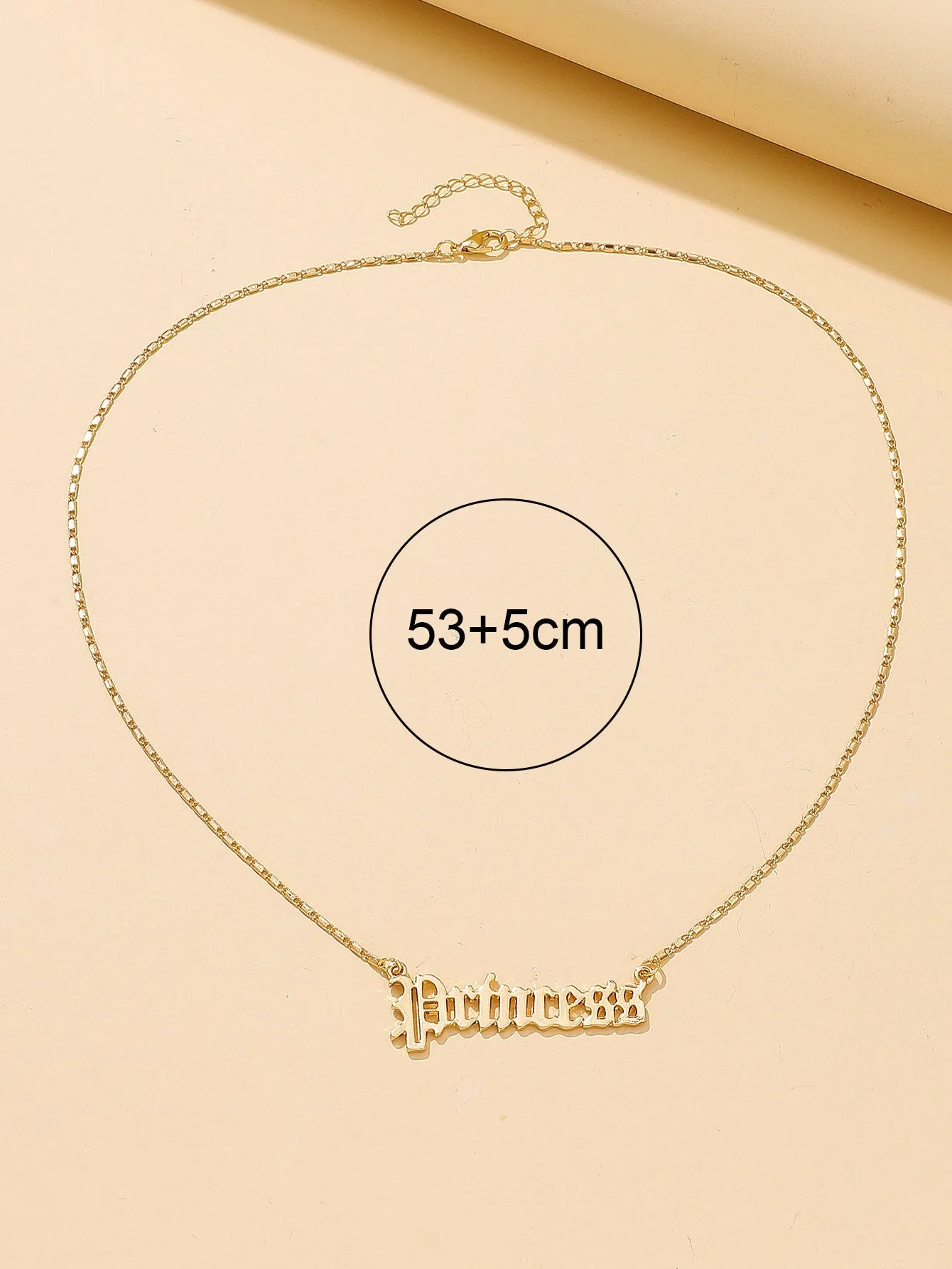 Princess Charm Chain Necklace for Women Girls Accessories Jewelry Gifts Gift for