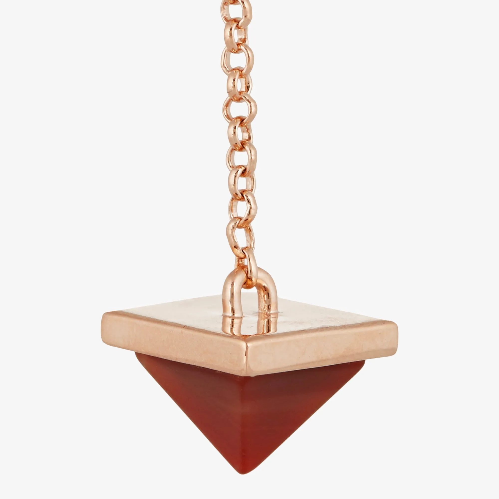 PYRAMID PENDULUM EARRINGS