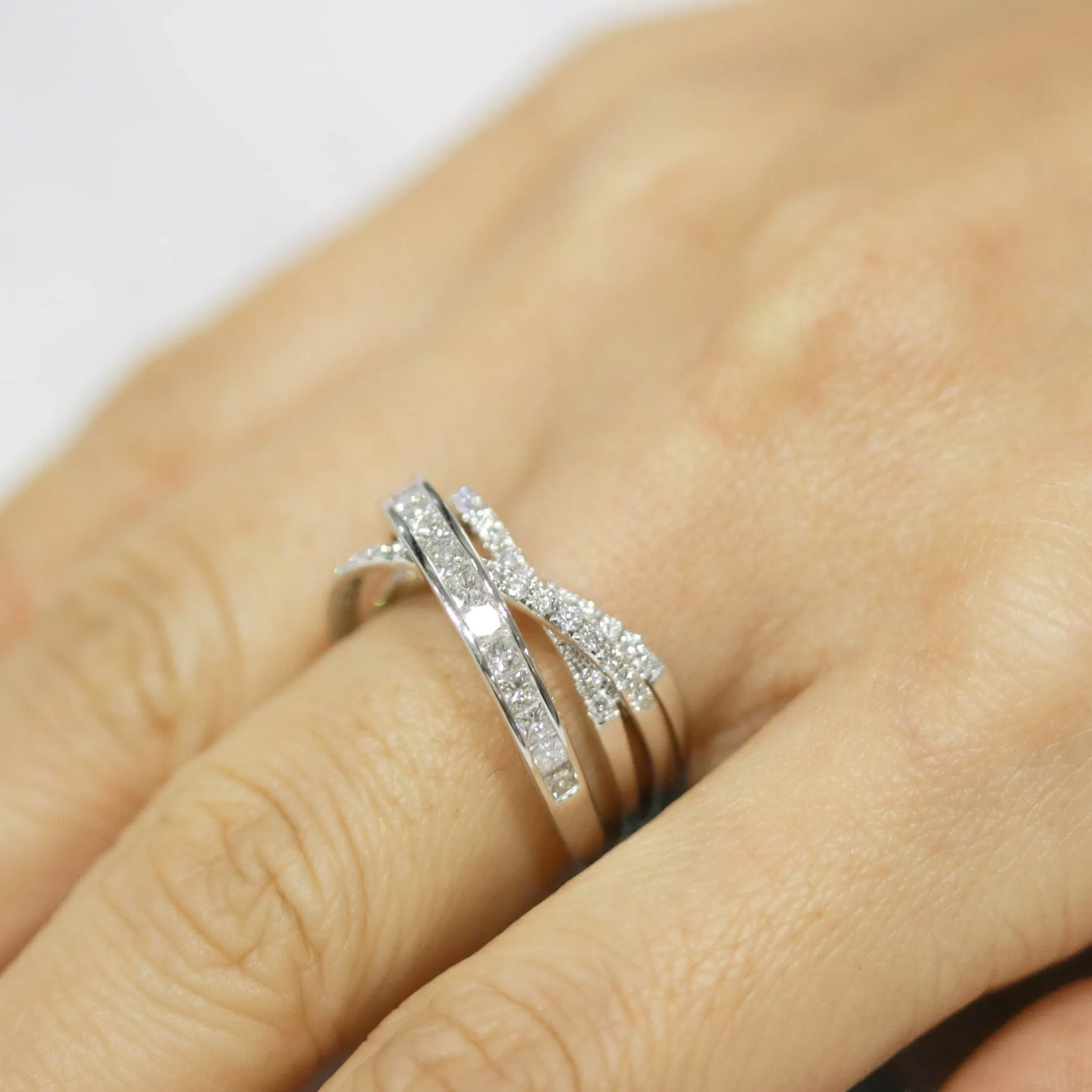 Satellite Diamond Ring