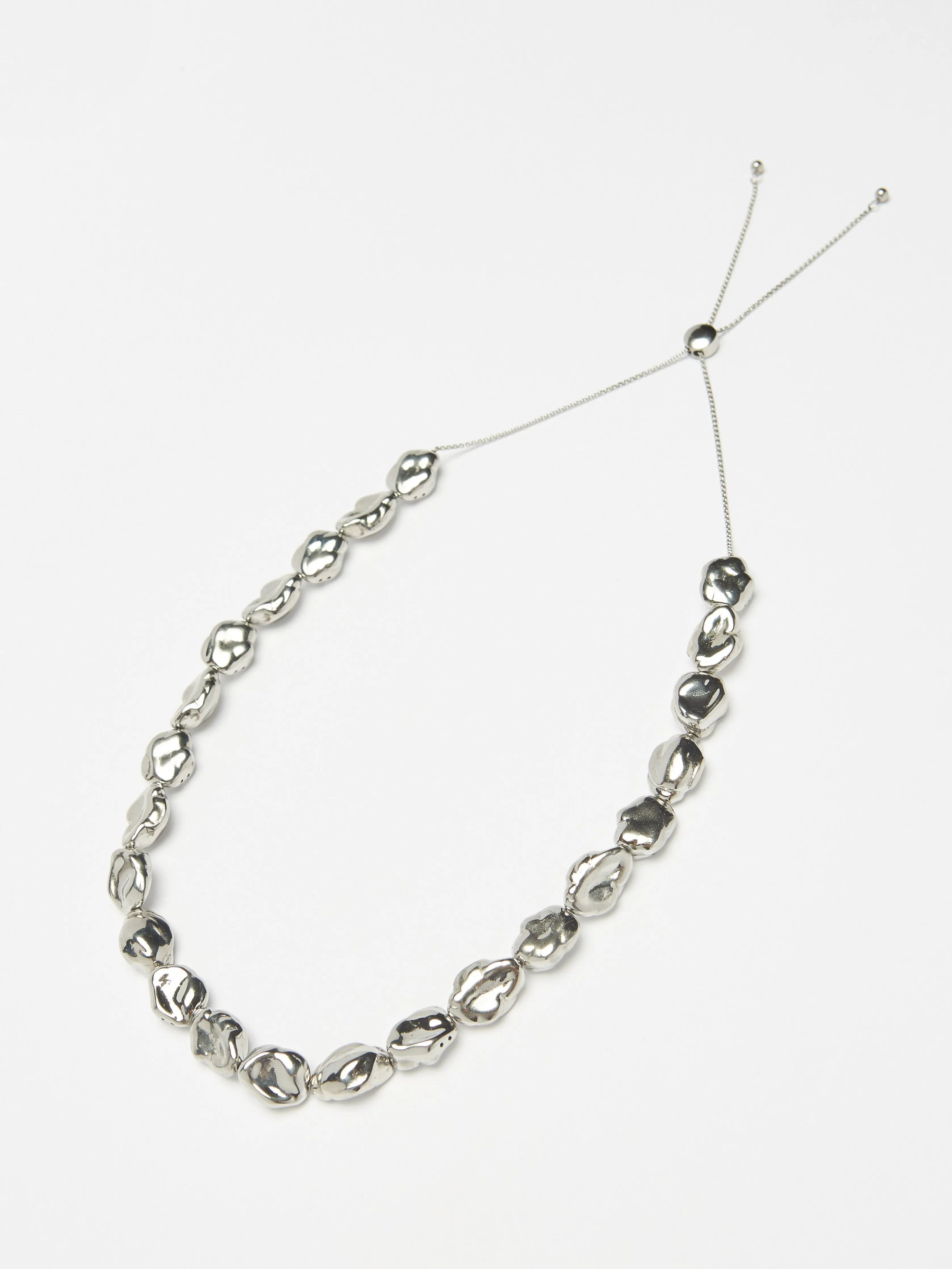 Silver Pearl Necklace