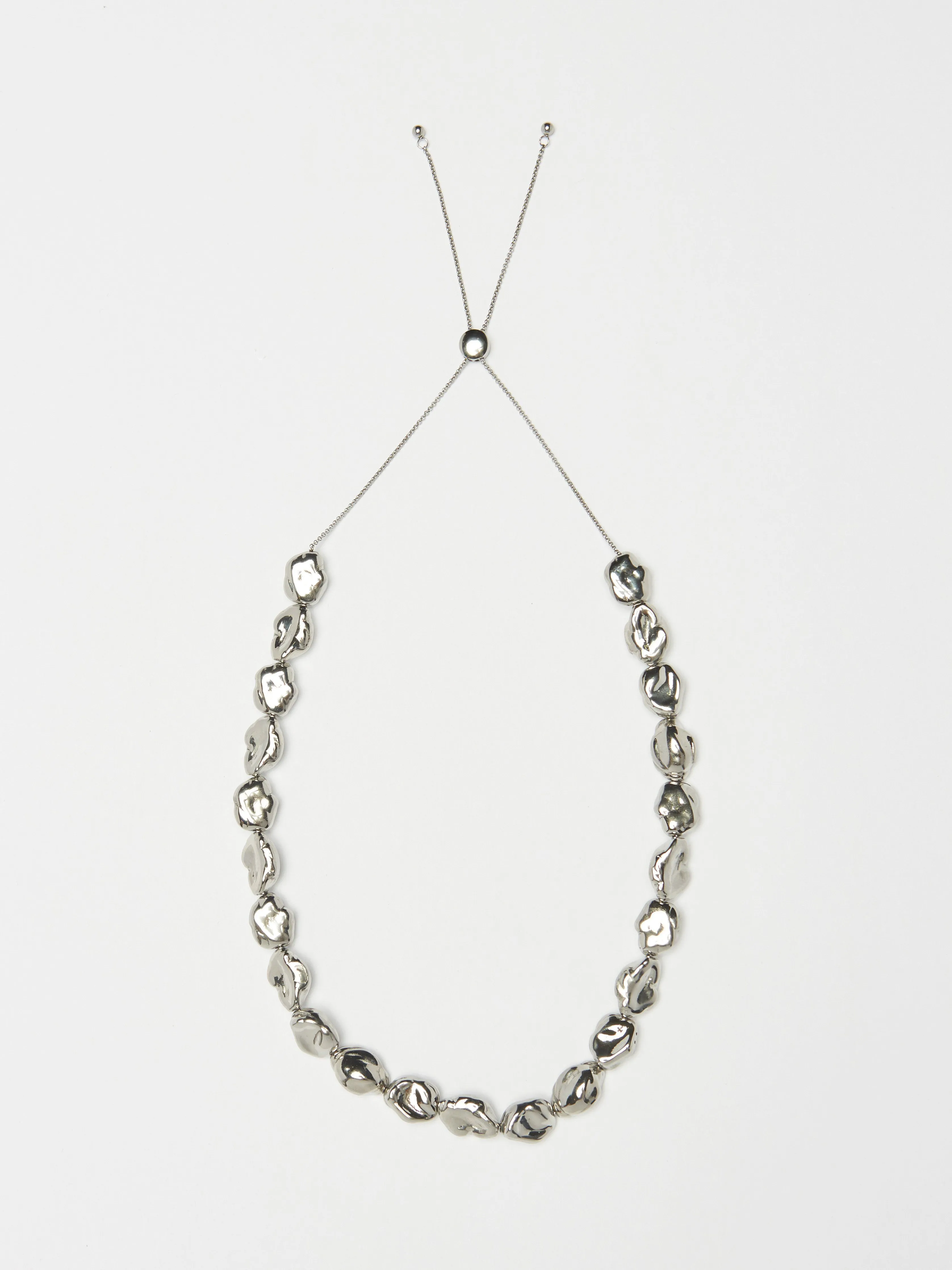 Silver Pearl Necklace