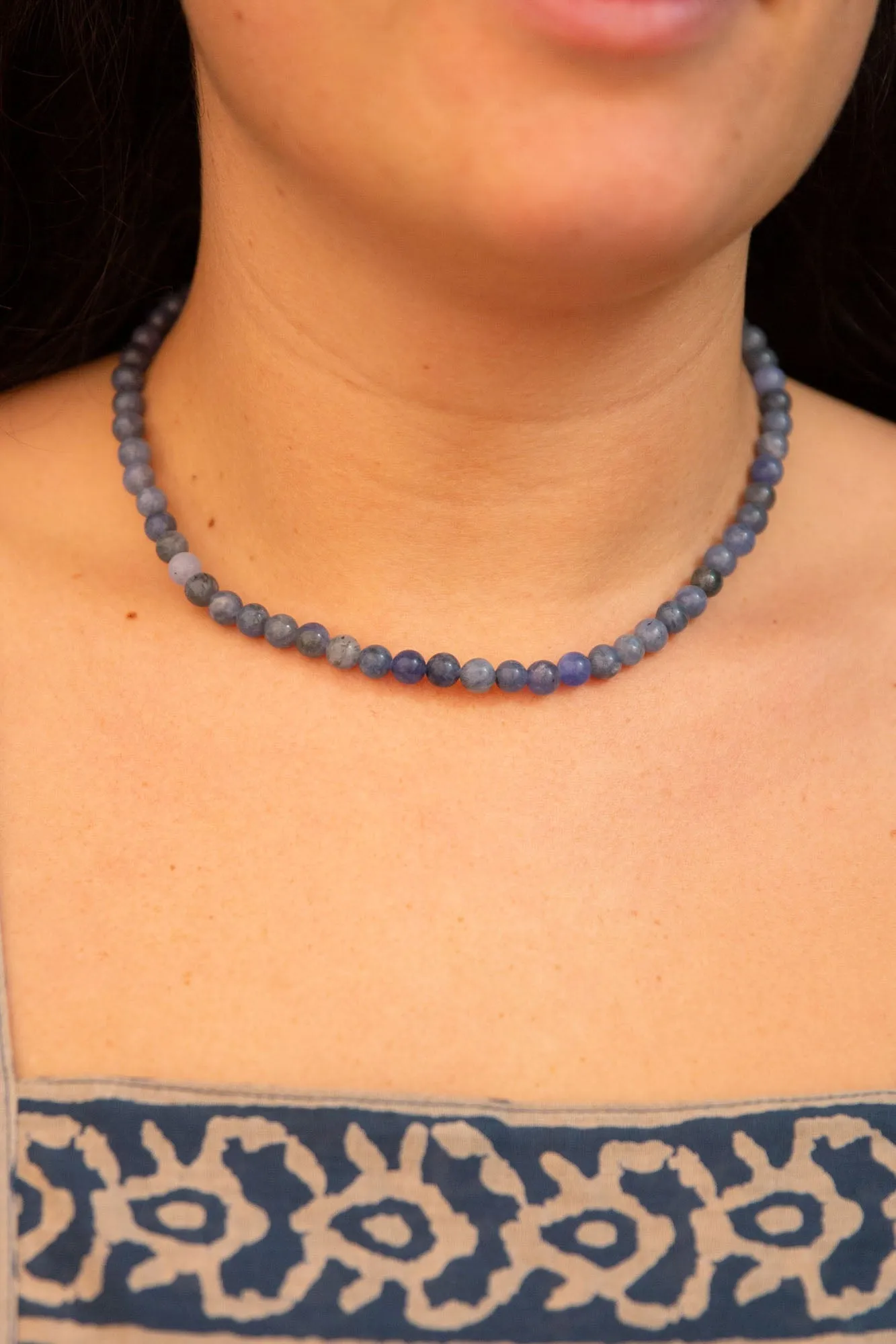 Sodalite Beaded Necklace