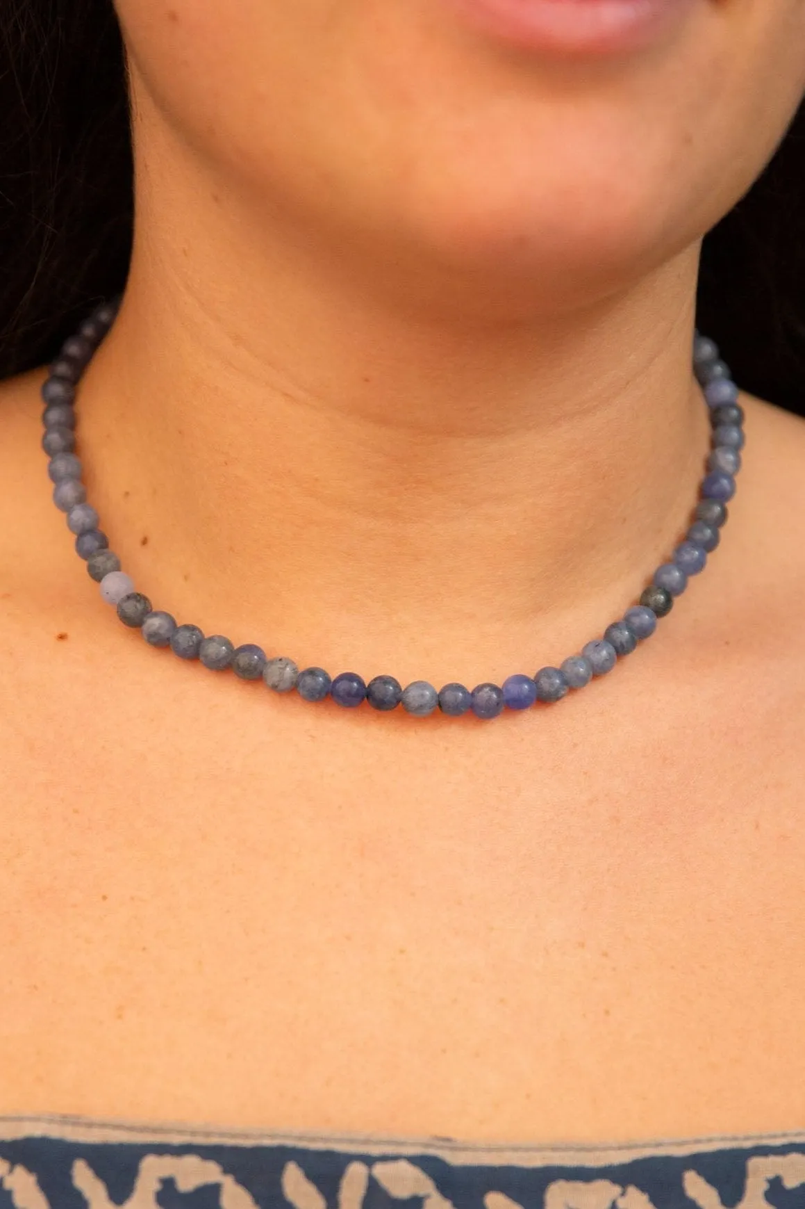 Sodalite Beaded Necklace