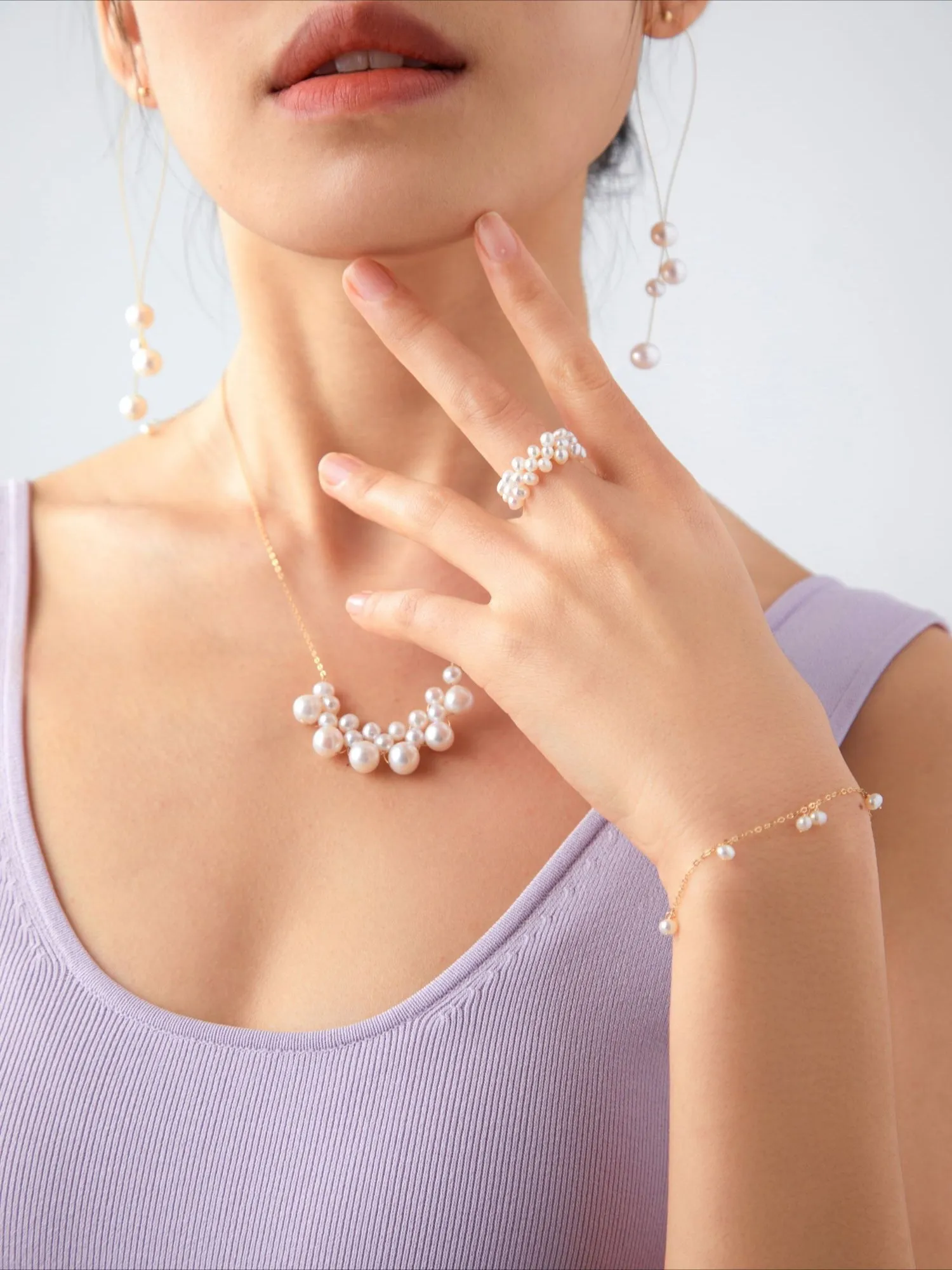 Starry Series Adjustable Soft Chain Ring