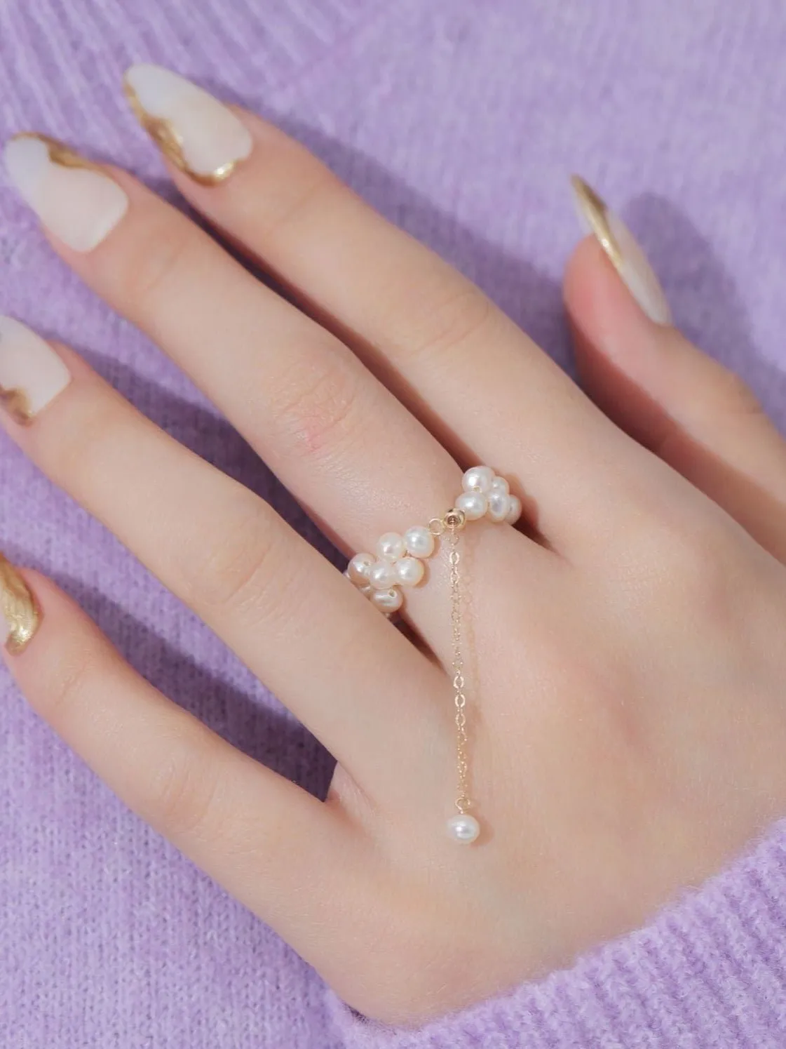 Starry Series Adjustable Soft Chain Ring