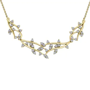 Vine-Inspired Diamond Necklace