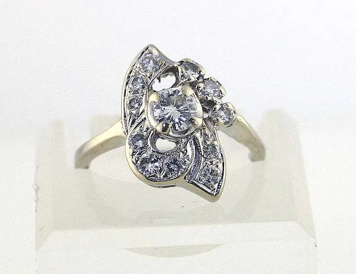 Vintage 1950s Diamond Engagement Ring