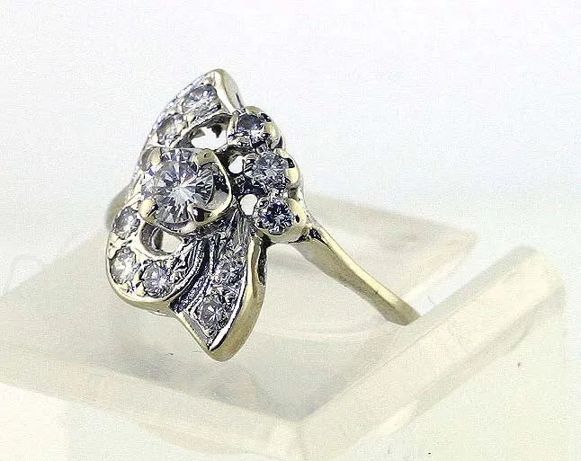 Vintage 1950s Diamond Engagement Ring