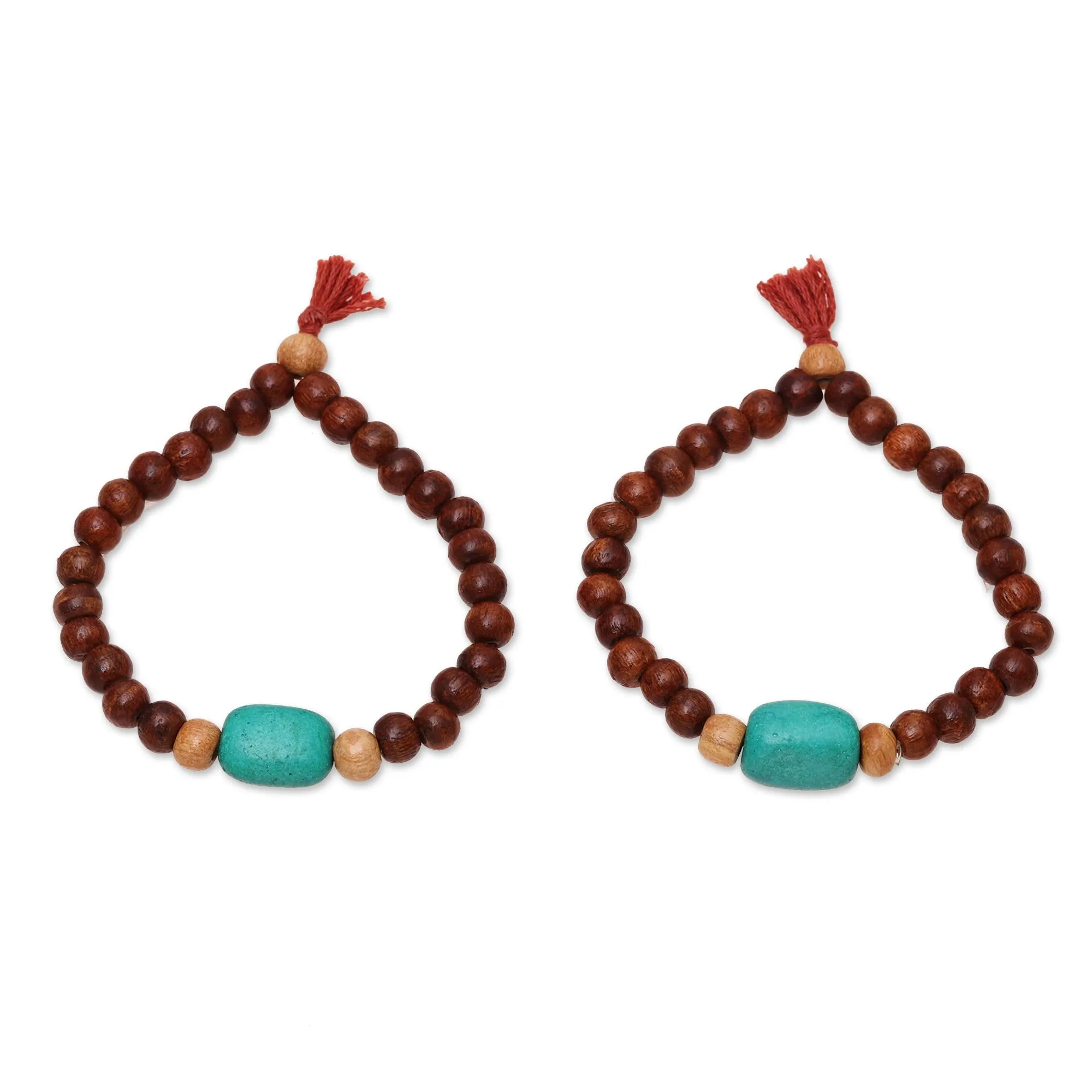 Wood Stretch Bracelets  - Joy of Friendship